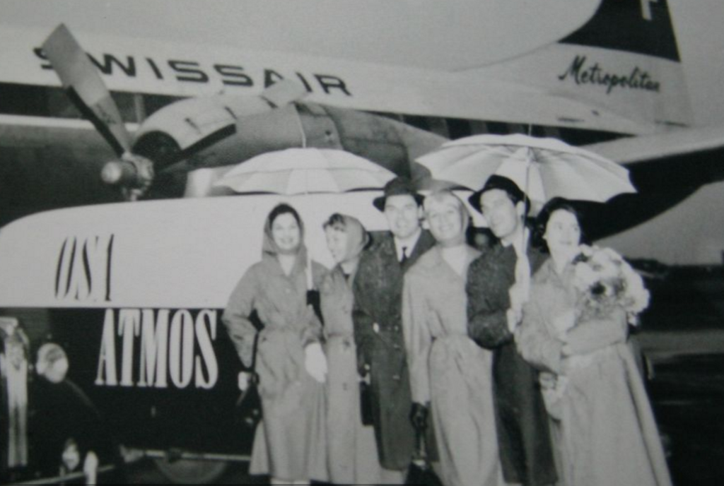 Meeting the rest of the crew at the Rome airport, shared by participant Barry.