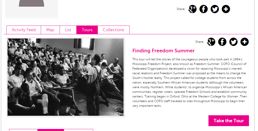 Sydney's "Freedom Summer" Tour on Historypin.