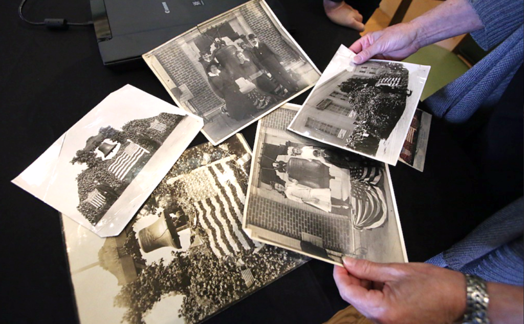 A sample of some of the family photographs brought in by Rose Marie for scanning.